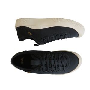 Teva Terra Canyon Mens 10 Canvas Sneakers Black Casual Lace Up Comfort Shoes